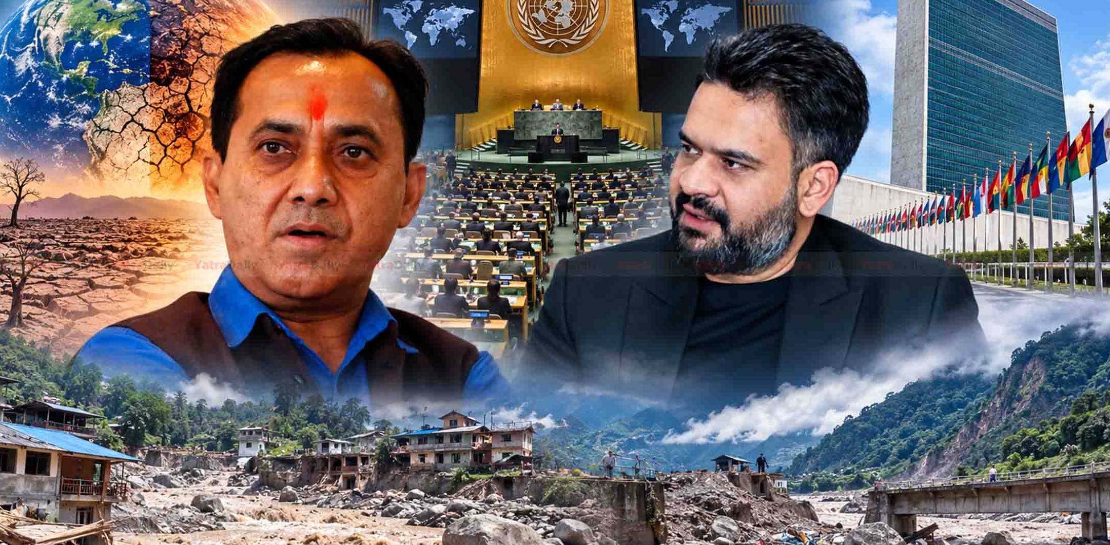 अमेरिका उड्नुअघि प्रधानमन्त्री बालेनलाई भेटे कांग्रेस नेताले, जलवायु न्याय र विपत्तिबारे दिए सुझाव