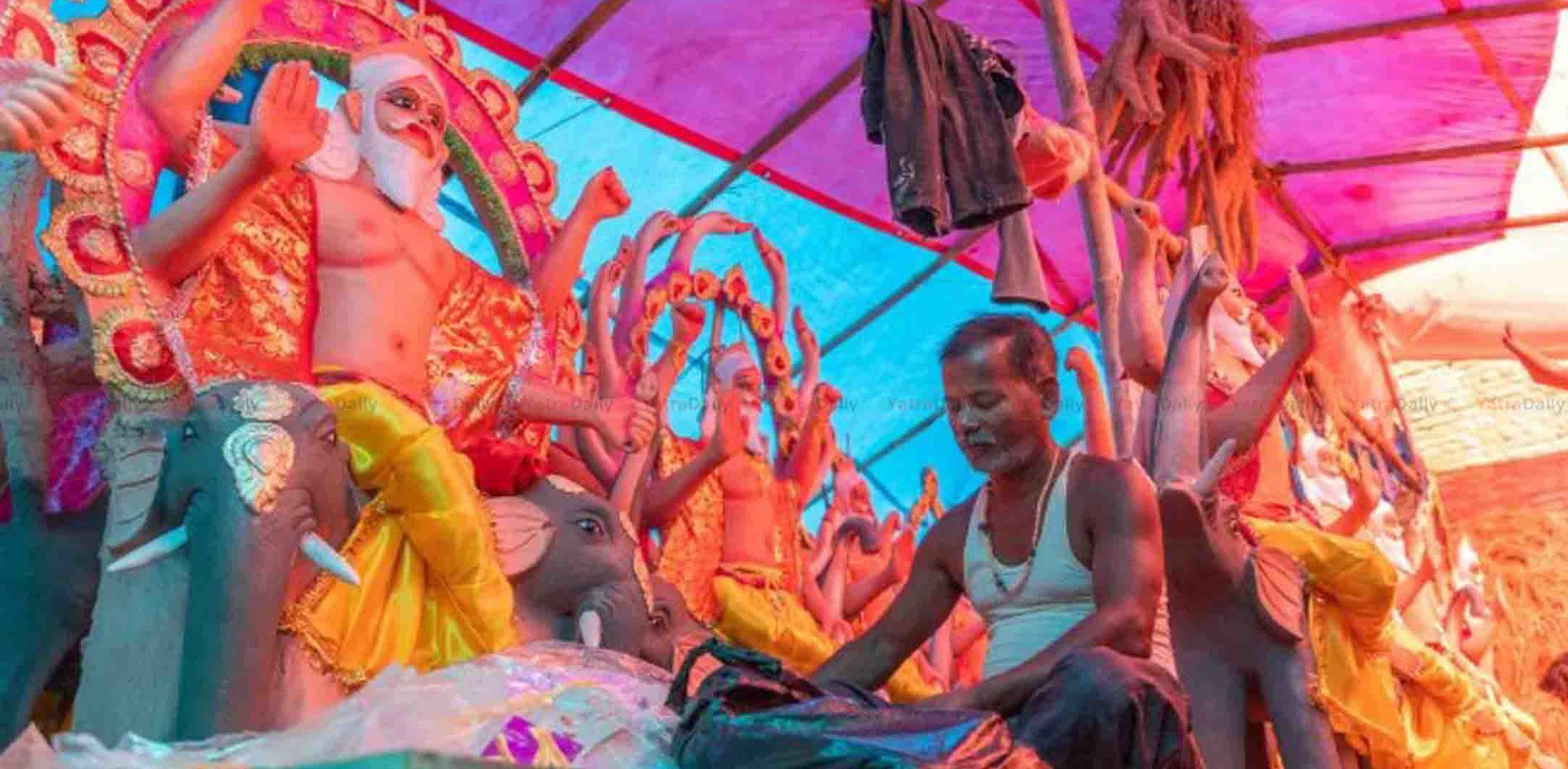 विश्वकर्मा पूजाको तयारी तीव्र, वीरगञ्जका मूर्तिकारलाई मूर्ति बनाउन भ्याइनभ्याइ
