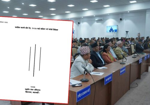 नागरिक लगानी कोष ऐन संशोधन विधेयक प्रतिनिधिसभामा दर्ता