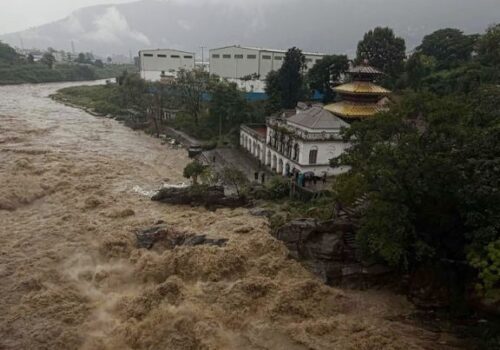 चोभारमा उर्लियो बागमती, नदी किनारमा बढ्यो सतर्कता