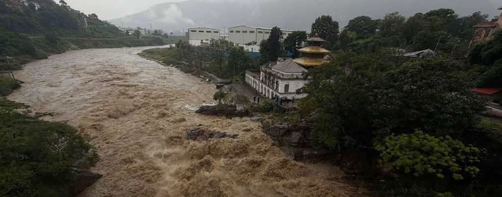 चोभारमा उर्लियो बागमती, नदी किनारमा बढ्यो सतर्कता