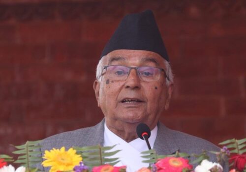 जलवायु न्यायका लागि अन्तर्राष्ट्रिय समुदायसँग राष्ट्रपतिको अपिल