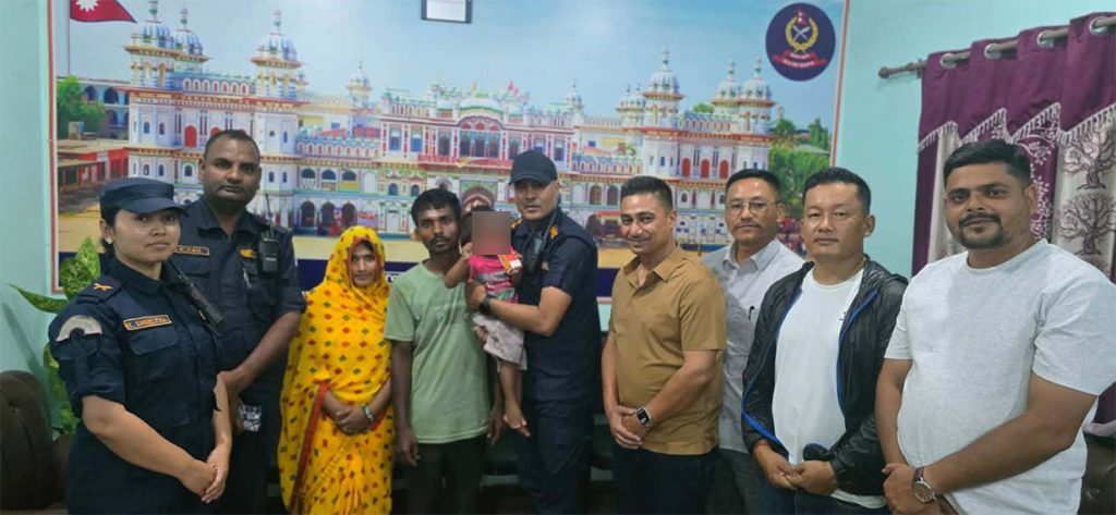 ११ दिनपछि सकुशल भेटिए धनुषाबाट अपहरित १५ महिने बालक, महिला पक्राउ