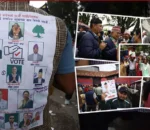 कांग्रेस महाधिवेशनस्थलमा उम्मेदवारदेखि कार्यकर्तासम्मको चुनावी प्रचार, यस्तो देखियो माहोल (फोटोफिचर)