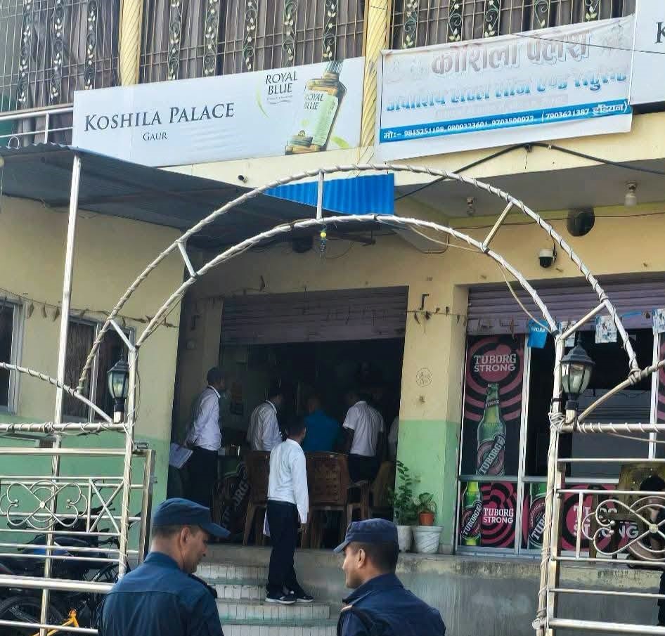 कोशिला प्यालेसमा खाद्य अनुगमन, कोठामा युवती भेटिएपछि होटल सञ्चालकसँग सोधपुछ